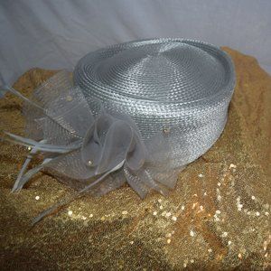 Poly Straw  Pillbox Hat